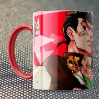 Чашка Fan Girl Джоске та Рохан Неймовірні пригоди ДжоДжо - JoJo's Bizarre Adventure (15763) 330 мл Червоний