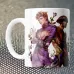Чашка Fan Girl Джорно та Голд Експірієнс Неймовірні пригоди ДжоДжо - JoJo's Bizarre Adventure (15762) 330 мл Білий