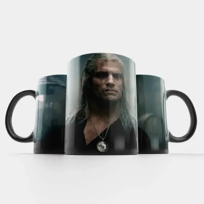 Чашка Fan Girl Відьмак серіал - The Witcher (15808) 330 мл Чорний