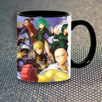 Чашка Fan Girl Ванпанчмен One-Punch Man (5630) 330 мл Чорний