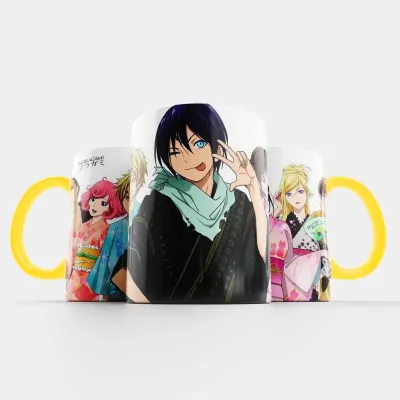 Чашка Fan Girl Бездомний бог - Noragami (15714) 330 мл Жовтий Чашка Fan Girl Бездомний бог - Noragami (15714) 330 мл Жовтий
