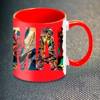 Чашка Fan Girl Marvel logo (1042) 330 мл Червоний