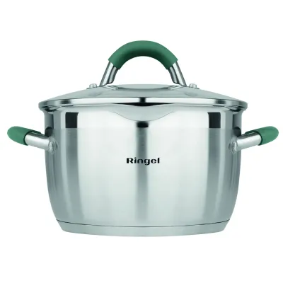 Кастрюля RINGEL Expert 16 см 1.6л Хром (6723689)