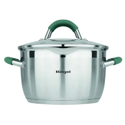 Кастрюля RINGEL Expert 20 см 3.5 л Хром (6723691)