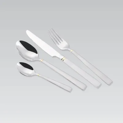 Набор столовых приборов Maestro MR-1517 G-24 24 предмета Хром (50836352)