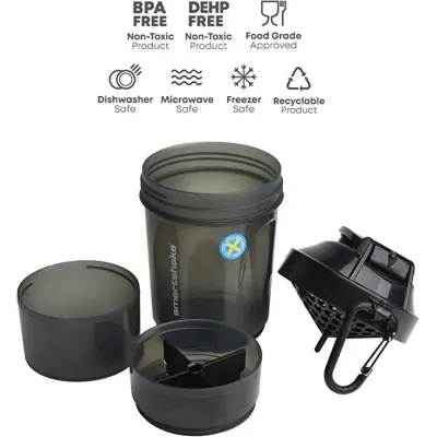 Шейкер спортивний Smartshake Original2GO 600ml Black