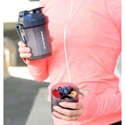 Шейкер спортивний Smartshake Original2GO 600ml Dark Gray