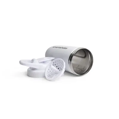 Шейкер спортивний Smartshake Reforce Stainless Steel 30oz/900ml White Шейкер спортивний Smartshake Reforce Stainless Steel 30oz/900ml White