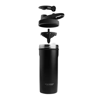 Шейкер спортивний Smartshake Insulated Steel 750ml Black Шейкер спортивний Smartshake Insulated Steel 750ml Black