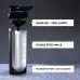 Шейкер спортивний Smartshake Insulated Steel 750ml Black Шейкер спортивний Smartshake Insulated Steel 750ml Black