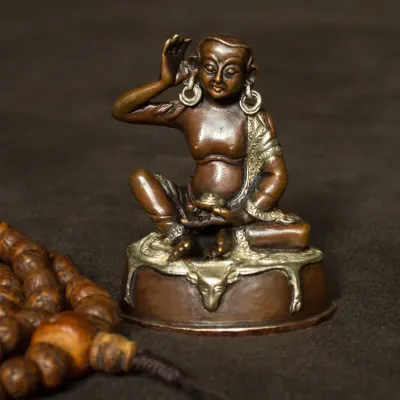 Статуя HandiCraft Міларепи 6,4 см Коричневей (26336)
