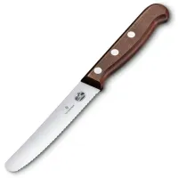 Кухонный нож для томатов Victorinox Wood Tomato & Table 11 см Коричневый (5.0830.11G) Кухонный нож для томатов Victorinox Wood Tomato & Table 11 см Коричневый (5.0830.11G)