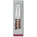 Набір ножів для стейку Victorinox Wood Steak Set 12 см 2 шт Коричневий (5.1230.12G)