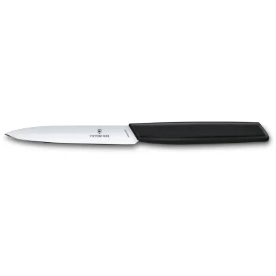 Кухонный нож для чистки Victorinox Swiss Modern Paring 10 см Черный (6.9003.10) Кухонный нож для чистки Victorinox Swiss Modern Paring 10 см Черный (6.9003.10)
