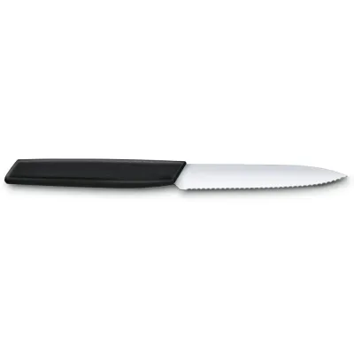 Кухонний ніж для чищення Victorinox Swiss Modern Paring 10 см Чорний (6.9003.10W)