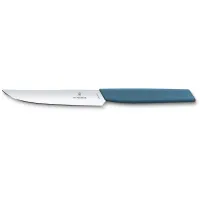 Кухонный нож для стейка Victorinox Swiss Modern Steak 12 см Синий (6.9006.122)