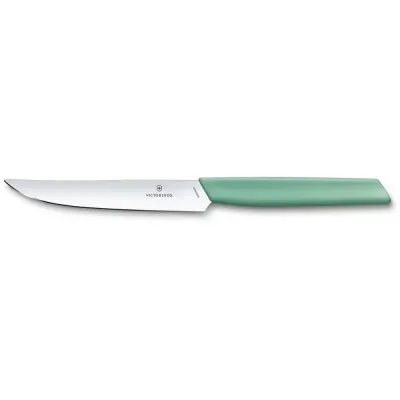 Кухонный нож для стейка Victorinox Swiss Modern Steak 12 см Мятный (6.9006.1241)