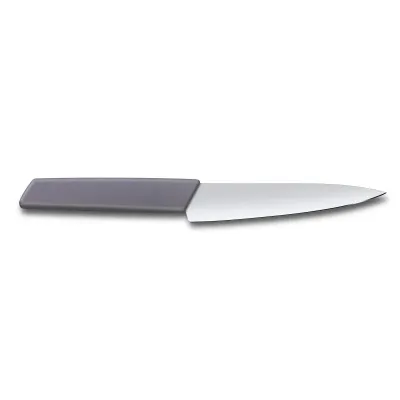 Кухонний ніж універсальний Victorinox Swiss Modern Kitchen 15 см Бузковий (6.9016.1521B)