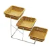 Трёхуровневая подставка из нержавеющей стали One Chef 68×32×42 см Трёхуровневая подставка из нержавеющей стали One Chef 68×32×42 см