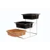 Трёхуровневая подставка из нержавеющей стали One Chef 68×32×42 см Трёхуровневая подставка из нержавеющей стали One Chef 68×32×42 см