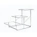 Трёхуровневая подставка из нержавеющей стали One Chef 68×32×42 см