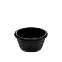 Соусник из меламина круглый One Chef 50 мл 74×36 мм Черный