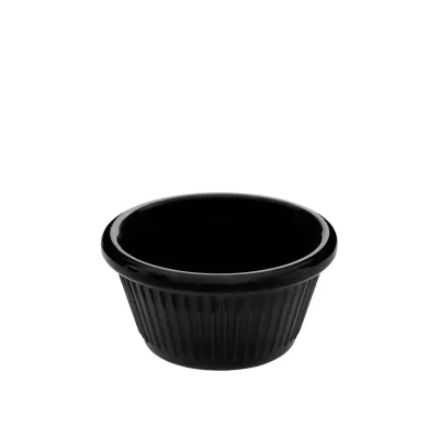 Соусник из меламина круглый One Chef 50 мл 74×36 мм Черный