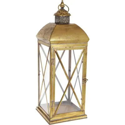 Декоративный подсвечник Bona Фонарь 62 см Gold DP120029