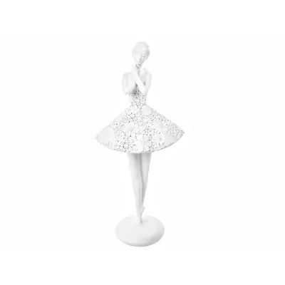 Інтер'єрна статуетка Lefard Ballerina 33.5 см White AL120201