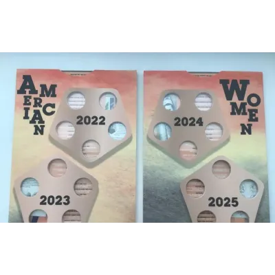 Капсульний альбом для монет Women Жінки Америки 2022-2025 30 мм Різнокольоровий (hub_82ccvv)