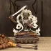 Статуя HandiCraft Манджушрі тиб. Джампел Янг Бронза сріблення Непал 9 см (26750)