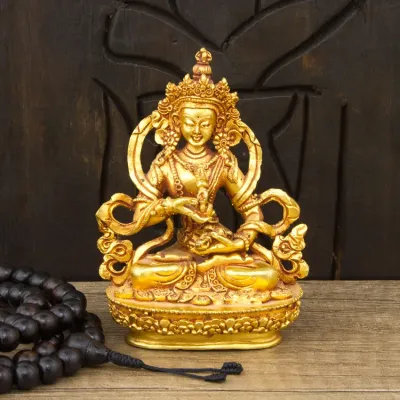 Статуя HandiCraft Ваджрасаттва тиб.Дордже Семпа Бронза сріблення Непал 9 см (23860) Статуя HandiCraft Ваджрасаттва тиб.Дордже Семпа Бронза сріблення Непал 9 см (23860)