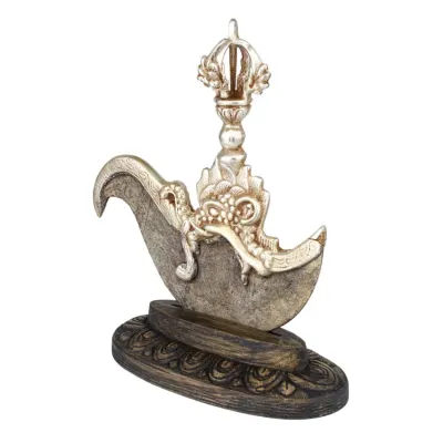 Статуетка HandiCraft Картіка тиб. Дрігуг + підставка Бронза зі срібленням 17 см (26361) Статуетка HandiCraft Картіка тиб. Дрігуг + підставка Бронза зі срібленням 17 см (26361)