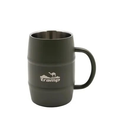 Термо чашка с крышкой Tramp 0,5 л оливковая