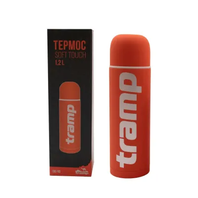 Термос для рыболовлі Tramp Soft Touch 1,0 л помаранчевий Термос для рыболовлі Tramp Soft Touch 1,0 л помаранчевий