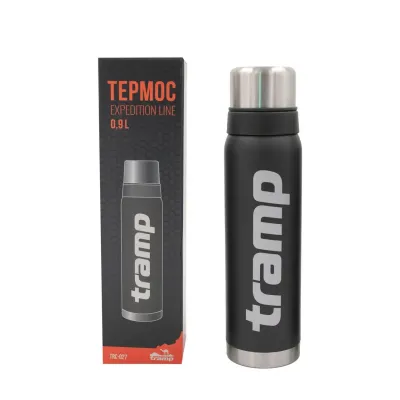 Термос из нержавейки Tramp Expedition Line 0,9 л cерый
