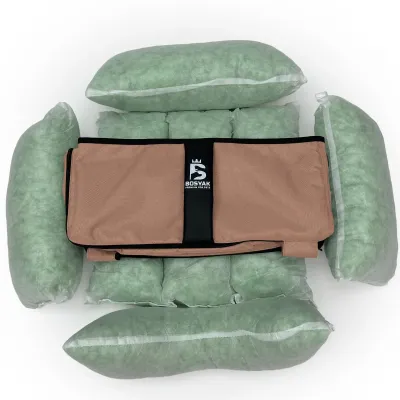 Лежак ліжко для собак та котів EGO Bosyak Waterproof XS 50x45 Кава з молоком (спальне місце для собак та котів)