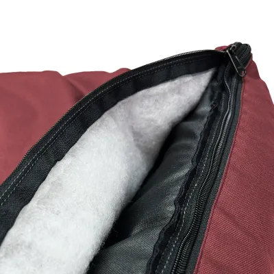 Лежак для собак всех пород EGO Bosyak Waterproof L 90х75 Бордовый (спальное место для больших собак)
