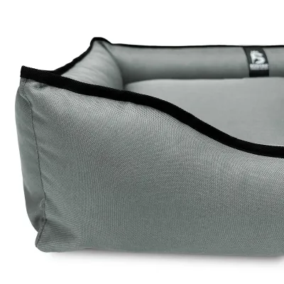 Лежак ліжко для собак всіх порід EGO Bosyak Waterproof 2XL 115х95 Сірий (спальне місце для великих собак)