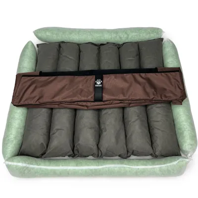 Лежак для собак всех пород EGO Bosyak Waterproof 2XL 115х95 Коричневый (спальное место для больших собак)