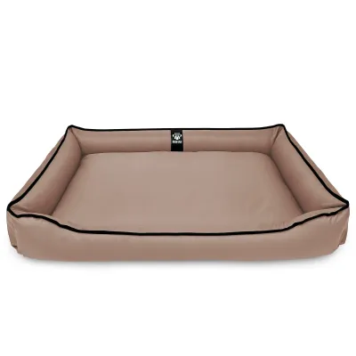 Лежак для собак всех пород EGO Bosyak Waterproof 2XL 115х95 Кофе с молоком (спальное место для больших собак)