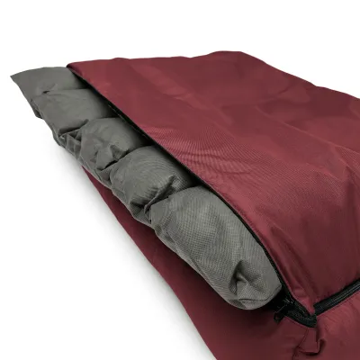Лежак для собак всех пород EGO Bosyak Waterproof 2XL 115х95 Бордовый (спальное место для больших собак)
