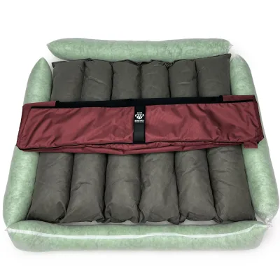 Лежак для собак всех пород EGO Bosyak Waterproof 2XL 115х95 Бордовый (спальное место для больших собак)