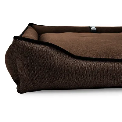 Лежак для собак всех пород EGO Bosyak Рогожка 2XL 115x95 Коричневый (спальное место для больших собак)