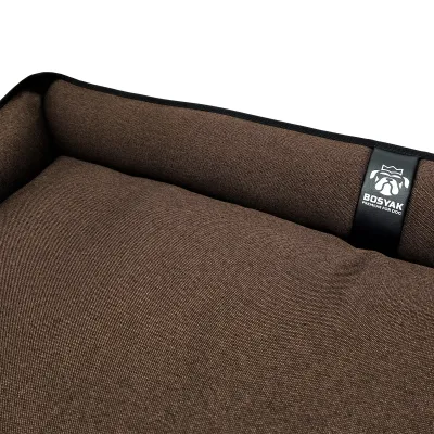 Лежак для собак всех пород EGO Bosyak Рогожка 2XL 115x95 Коричневый (спальное место для больших собак)