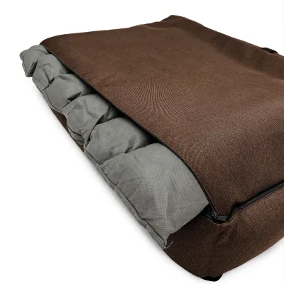 Лежак для собак всех пород EGO Bosyak Рогожка 2XL 115x95 Коричневый (спальное место для больших собак)