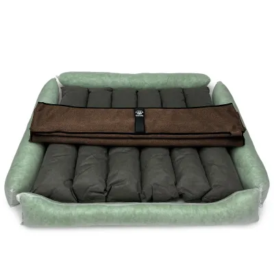 Лежак для собак всех пород EGO Bosyak Рогожка 2XL 115x95 Коричневый (спальное место для больших собак)