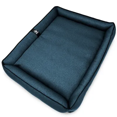 Лежак для собак всех пород EGO Bosyak Рогожка 2XL 115x95 Синий (спальное место для больших собак)