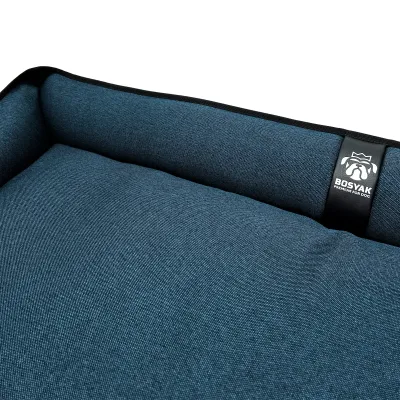 Лежак для собак всех пород EGO Bosyak Рогожка 2XL 115x95 Синий (спальное место для больших собак)