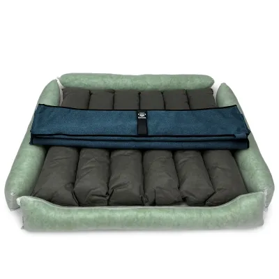 Лежак для собак всех пород EGO Bosyak Рогожка 2XL 115x95 Синий (спальное место для больших собак)